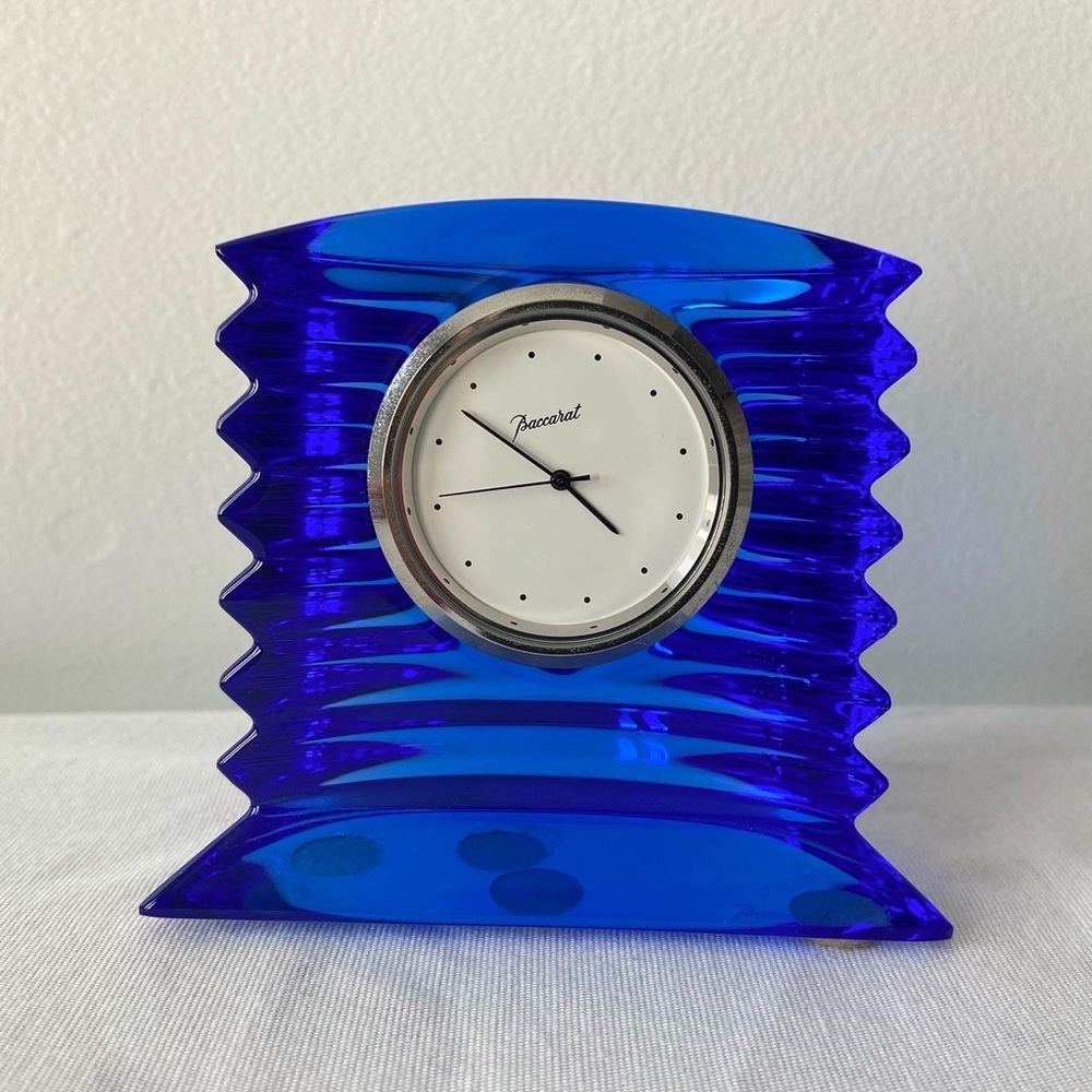 Baccarat Crystal Clock